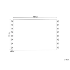 Beliani Plaid BHIWANI - Beige Katoen -Beliani 4b2f49a2e65e451f8c0103be0756ebb8