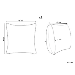 Beliani Sierkussen CUPHEA - Wit Fluweel 2 Beliani Sierkussen CUPHEA - Wit Fluweel -Beliani 4bb7db513f3e4adf867aeee586feaeeb