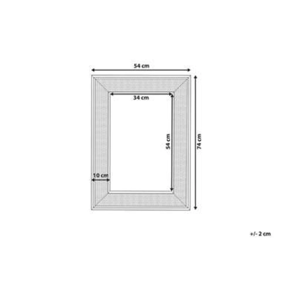 Beliani Wandspiegel IGUALA - Lichte Houtkleur Dennenhout, Bamboehout Beliani Wandspiegel IGUALA - Lichte Houtkleur Dennenhout, Bamboehout -Beliani 4cdf0fe794764b069589a8a7330b7fe7