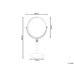 Beliani Make-up Spiegel AVEYRON - Zilver Metaal 2 Beliani Make-up Spiegel AVEYRON - Zilver Metaal -Beliani 4de671c8ac044e69a29d705539d4226b