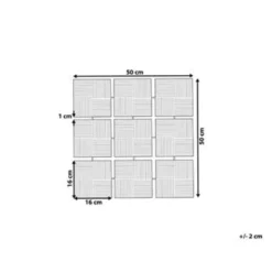 Beliani Wanddecoratie TITANIUM - Zwart Metaal -Beliani 50d557990f174a1f93fe2325900939a9