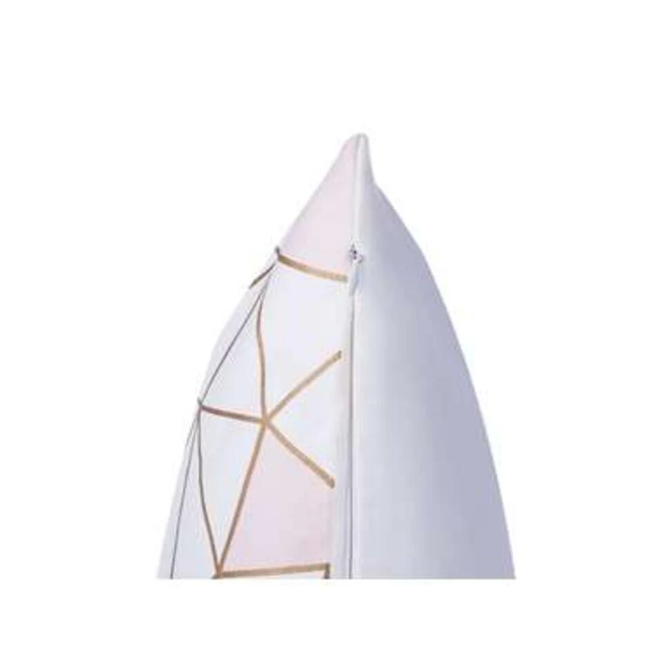 Beliani Sierkussen CLARKIA - Wit Katoen Beliani Sierkussen CLARKIA - Wit Katoen -Beliani 5389706227e0416e899b1071e8aac98c