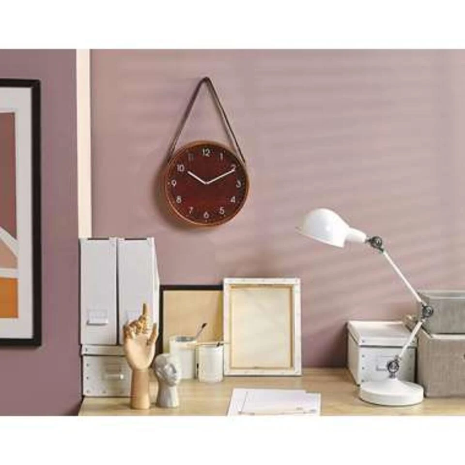 Beliani Wandklok RENENS - Donkere Houtkleur Mdf Beliani Wandklok RENENS - Donkere Houtkleur Mdf -Beliani 57fa7f47f67d4d58a7962857dd33866a