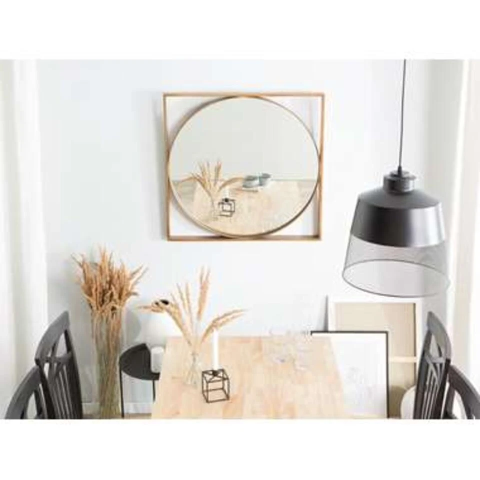 Beliani Wandspiegel NIHOA - Goud Mdf Beliani Wandspiegel NIHOA - Goud Mdf -Beliani 580c91a0b30c4f9e8753a7541ca5e3d0