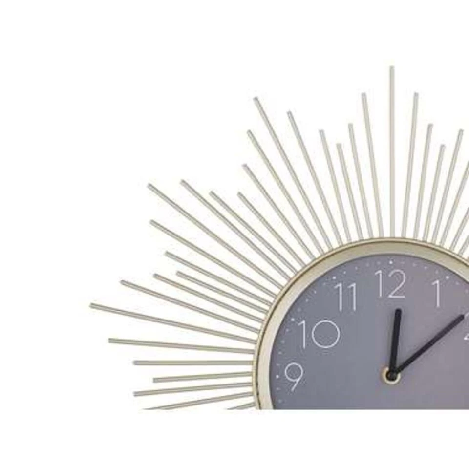 Beliani Wandklok SOLURA - Goud Ijzer Beliani Wandklok SOLURA - Goud Ijzer -Beliani 585b86fd0bf746da9f6d59dc5ca12568