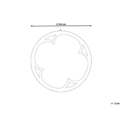 Beliani Decoratieve Spiegel MONCLOVA - Lichte Houtkleur Dennenhout 2 Beliani Decoratieve Spiegel MONCLOVA - Lichte Houtkleur Dennenhout -Beliani 5a3f038bfa6948999efe3bfb1737128e