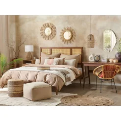 Beliani Wandspiegel PASAKU - Beige Rotan 3 Beliani Wandspiegel PASAKU - Beige Rotan -Beliani 5b5bab62a3e94a269d9f6c0172a9cf3f 1