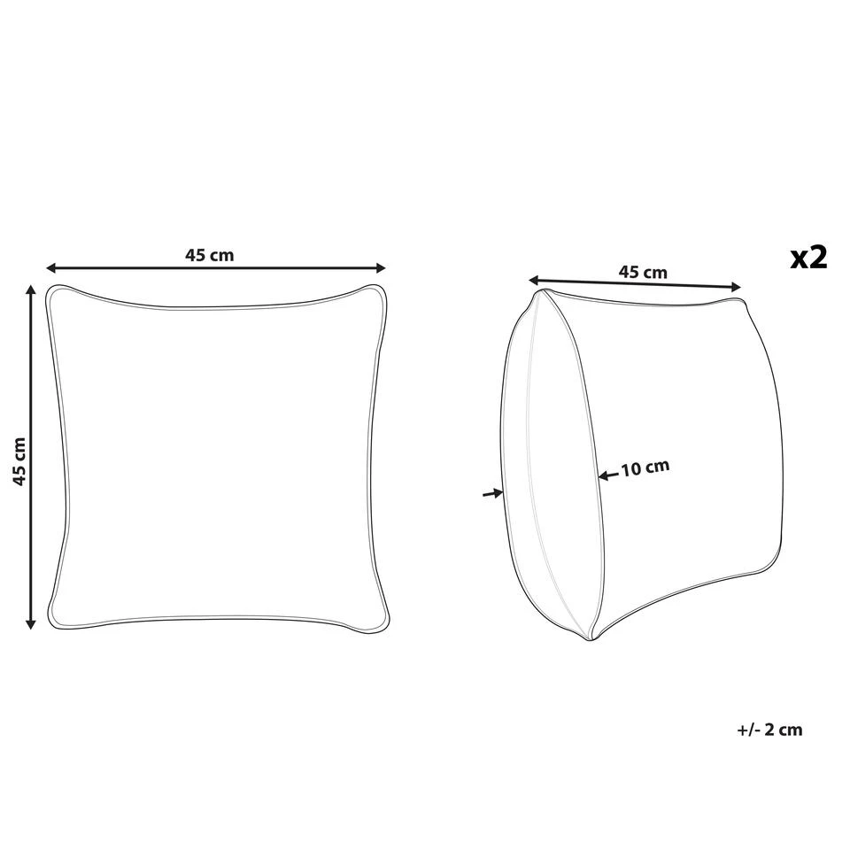 Beliani Sierkussen RICINUS - Zwart Fluweel Beliani Sierkussen RICINUS - Zwart Fluweel -Beliani 5c0597639b1b46399bab765ccbb8539a