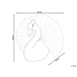 Beliani Wanddecoratie ODETTA - Wit Katoen -Beliani 5d52b0b758a247ca85eea32750c3cc94