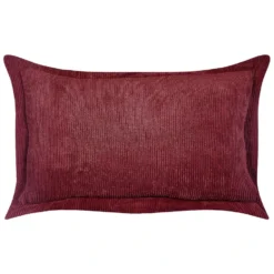 Beliani Sierkussen ZINNIA - Rood Corduroy -Beliani 603149bf0d3746259dbfd2f89c113223