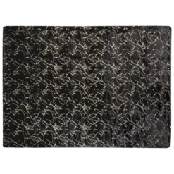 Beliani Plaid GODAVARI - Zwart Polyester -Beliani 632780278ca640a6991d3e338152421e