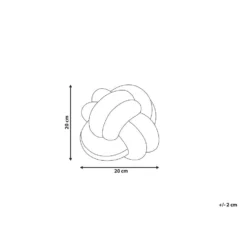 Beliani Sierkussen MALNI - Grijs Fluweel -Beliani 635bef8fc2724a698f74c8f56992d276