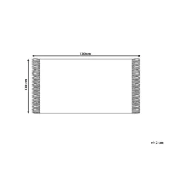 Beliani Plaid PAIRE - Blauw Acryl -Beliani 65535e1f48734a838bb805057cda1ee6 4