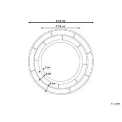 Beliani Wandspiegel BELCHITE - Goud Synthetisch Materiaal, Glas 2 Beliani Wandspiegel BELCHITE - Goud Synthetisch Materiaal, Glas -Beliani 65c243fbaaa645b0a5ddbbf32f7c6af3