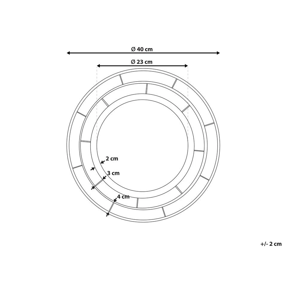 Beliani Wandspiegel BELCHITE - Goud Synthetisch Materiaal, Glas Beliani Wandspiegel BELCHITE - Goud Synthetisch Materiaal, Glas -Beliani 65c243fbaaa645b0a5ddbbf32f7c6af3
