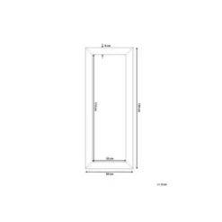 Beliani Wandspiegel DERVAL - Zilver Synthetisch Materiaal 3 Beliani Wandspiegel DERVAL - Zilver Synthetisch Materiaal -Beliani 6698b66ffcfa43d59f3e1deae6465bef