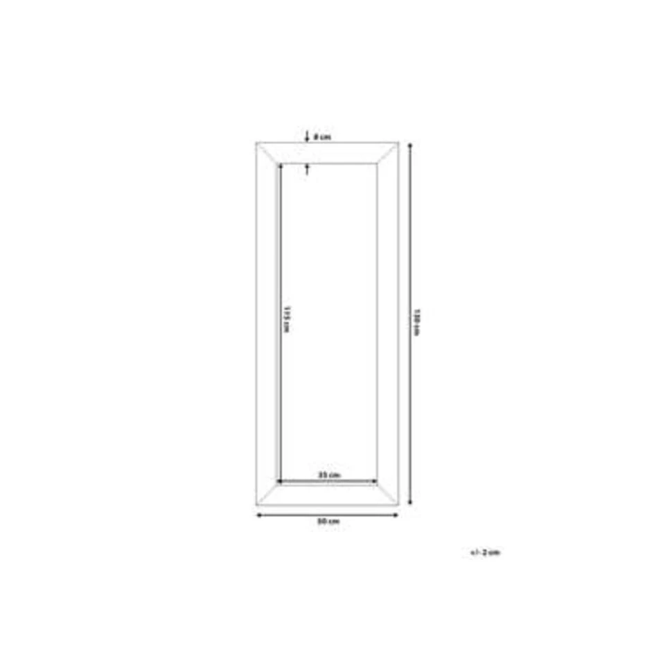 Beliani Wandspiegel DERVAL - Zilver Synthetisch Materiaal Beliani Wandspiegel DERVAL - Zilver Synthetisch Materiaal -Beliani 6698b66ffcfa43d59f3e1deae6465bef