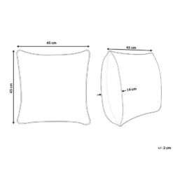 Beliani Sierkussen PILEA - Beige Polyester 2 Beliani Sierkussen PILEA - Beige Polyester -Beliani 6ea02b49a7a34a1a9da8fe94ef4f6ad3