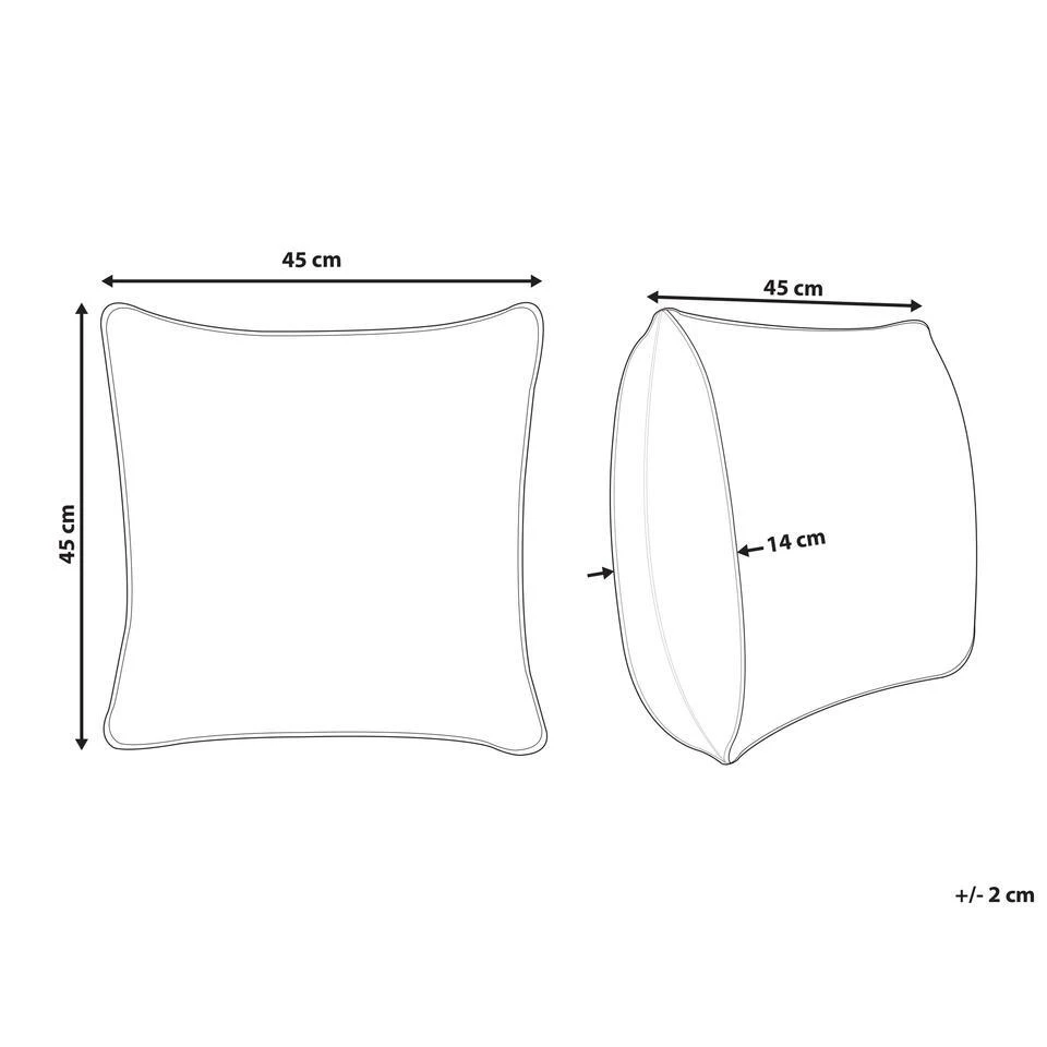 Beliani Sierkussen PILEA - Beige Polyester Beliani Sierkussen PILEA - Beige Polyester -Beliani 6ea02b49a7a34a1a9da8fe94ef4f6ad3