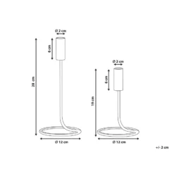 Beliani Kandelaar BUNYU - Zwart Ijzer -Beliani 740b5f8f4ee4403db187bf79d4d7538a