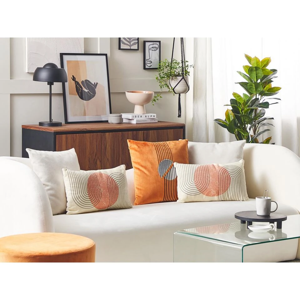 Beliani Sierkussen GERBERA - Multicolor Katoen, Polyester Beliani Sierkussen GERBERA - Multicolor Katoen, Polyester -Beliani 741d962a33e341e7b4f7934390adc2b4