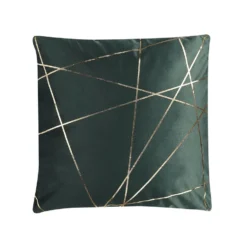 Beliani Sierkussen PINUS - Groen Fluweel -Beliani 75d8c66c23a24f06b5e16b0b42bc09e8