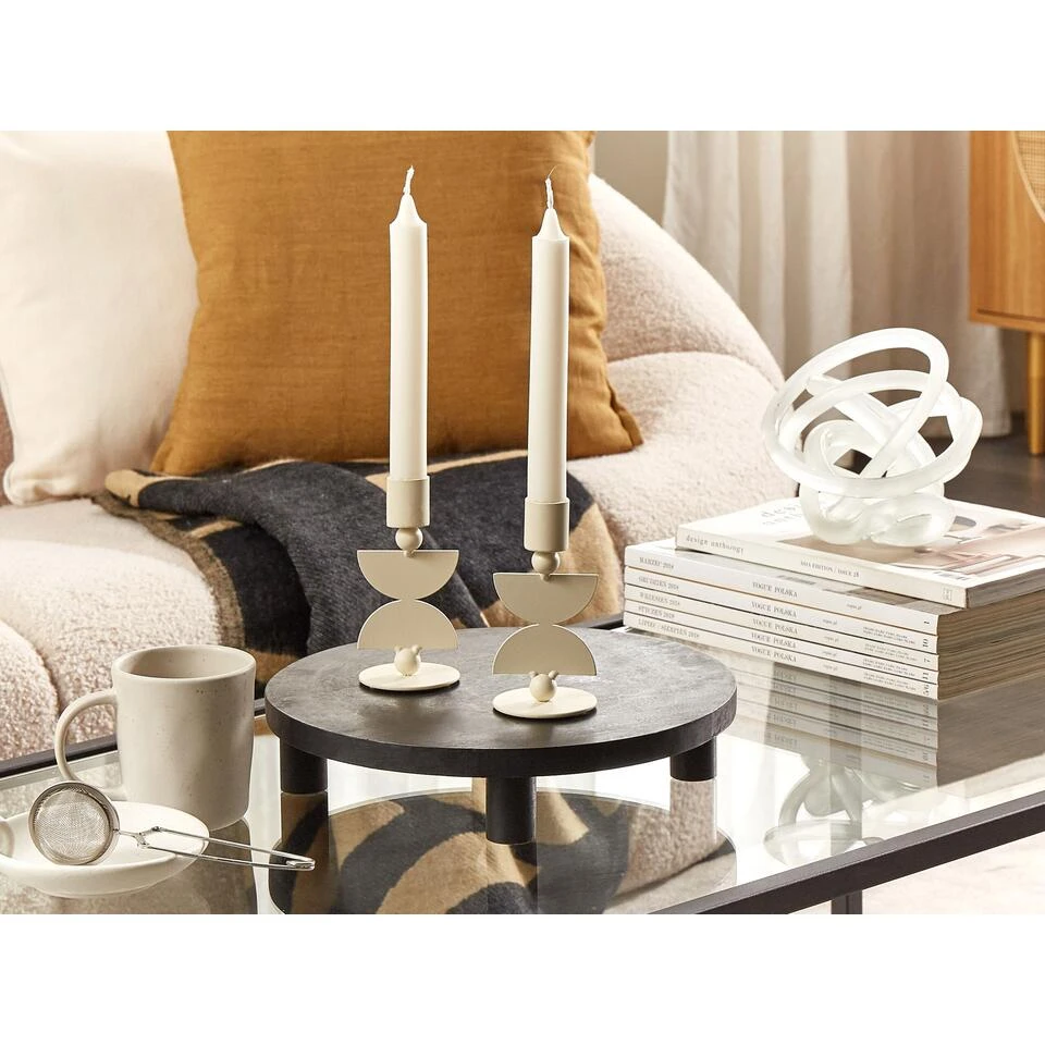 Beliani Kandelaar DAPHINI - Wit Ijzer Beliani Kandelaar DAPHINI - Wit Ijzer -Beliani 7a2be156d07f4398ba12b2de0c5be840