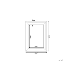 Beliani Wandspiegel LUNEL - Zwart Synthetisch Materiaal 3 Beliani Wandspiegel LUNEL - Zwart Synthetisch Materiaal -Beliani 7c8aa0cd88734ee6918f667d7eaf76fc