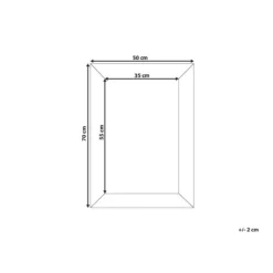 Beliani Wandspiegel LAUTREC - Blauw Fluweel 2 Beliani Wandspiegel LAUTREC - Blauw Fluweel -Beliani 7d31582b27ac4bd0b031a5137b12c84f