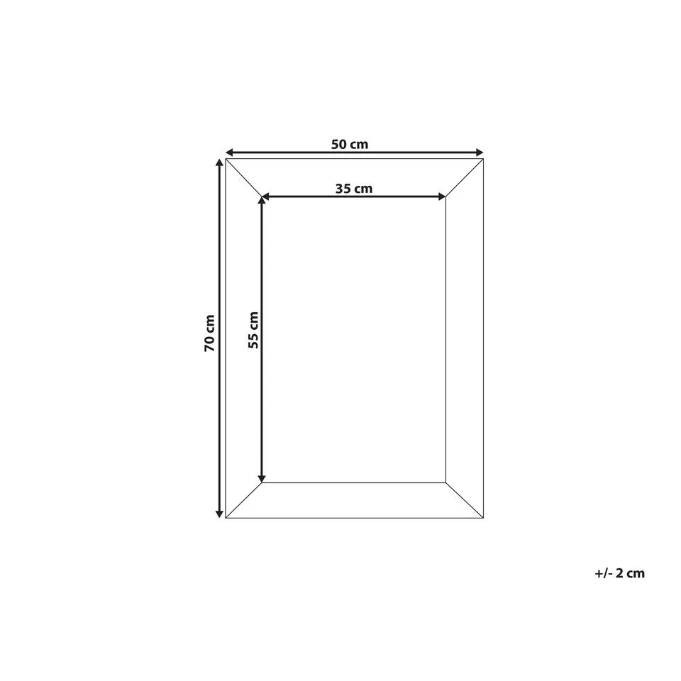 Beliani Wandspiegel LAUTREC - Blauw Fluweel Beliani Wandspiegel LAUTREC - Blauw Fluweel -Beliani 7d31582b27ac4bd0b031a5137b12c84f