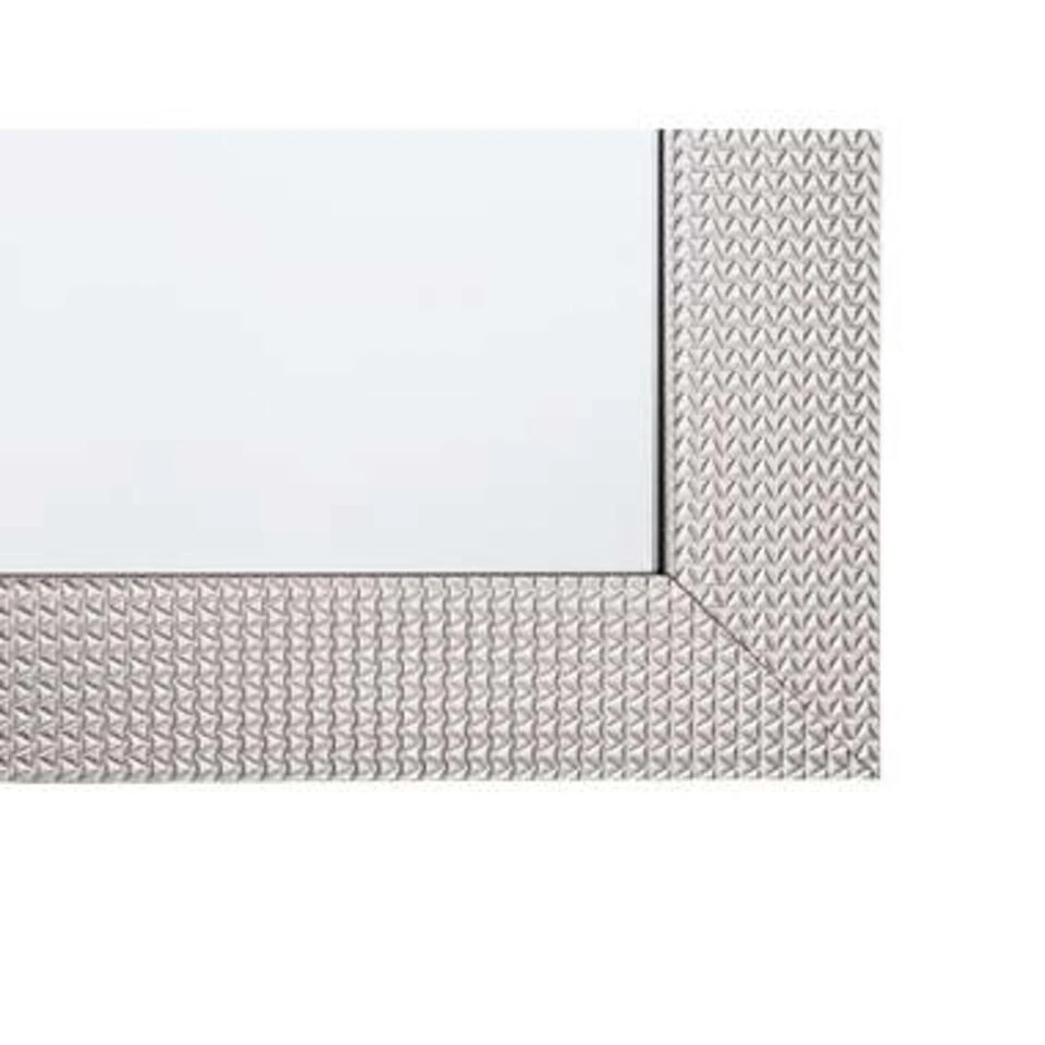 Beliani Wandspiegel DERVAL - Zilver Synthetisch Materiaal Beliani Wandspiegel DERVAL - Zilver Synthetisch Materiaal -Beliani 7d3520378a0a49a6a5d969bacc4cfe0d