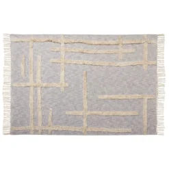 Beliani Plaid HOSPET - Beige Katoen 3 Beliani Plaid HOSPET - Beige Katoen -Beliani 7d3c52f33fab47b9b9298f432a80951f