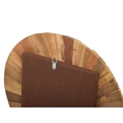 Beliani Wanddecoratie MORELIA - Lichte Houtkleur Teakhout -Beliani 7e8b89c74a2442c5a61dc63f86ccee3f