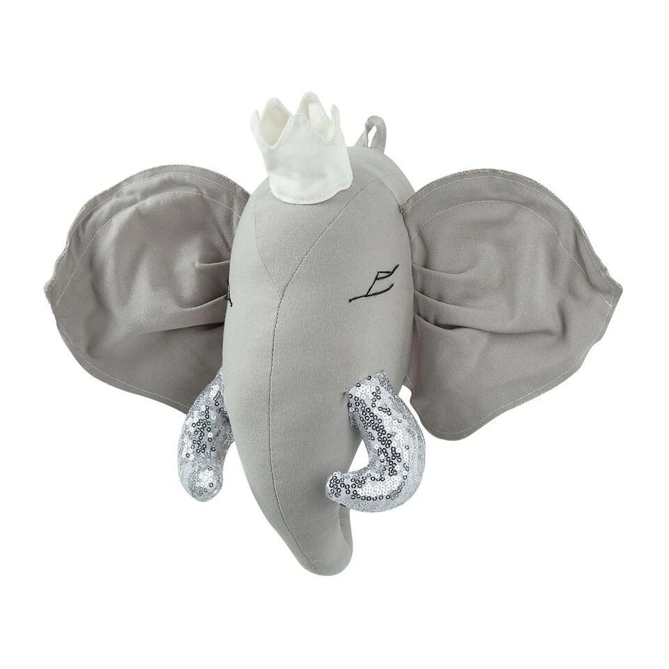 Beliani Wanddecoratie TANTOR - Grijs Katoen Beliani Wanddecoratie TANTOR - Grijs Katoen -Beliani 7f46a274054549d3998a69472f0ab29f