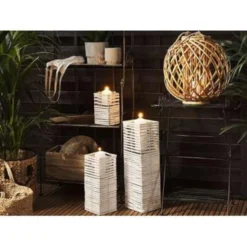 Beliani Kandelaar MAROLA - Wit Populierhout 2 Beliani Kandelaar MAROLA - Wit Populierhout -Beliani 805af12c741544e3b588dbcd78b74ea7