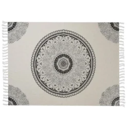 Beliani Plaid BERHAMPORE - Beige Katoen 3 Beliani Plaid BERHAMPORE - Beige Katoen -Beliani 82a1d3a0a0d24cb7bd76151d18445f11