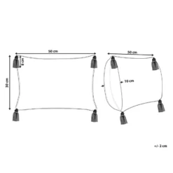 Beliani Sierkussen INCANA - Beige Katoen 2 Beliani Sierkussen INCANA - Beige Katoen -Beliani 886cc84f8cc744efa80022662a41e93e 1