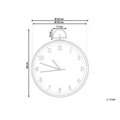 Beliani Wandklok OPFIKON - Lichte Houtkleur Mdf 2 Beliani Wandklok OPFIKON - Lichte Houtkleur Mdf -Beliani 898ae60e111742a099bb130cbb8fdda2