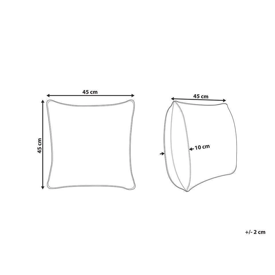 Beliani Sierkussen LARICS - Groen Katoen Beliani Sierkussen LARICS - Groen Katoen -Beliani 8e57f39070144112b46560fd516caf54 6