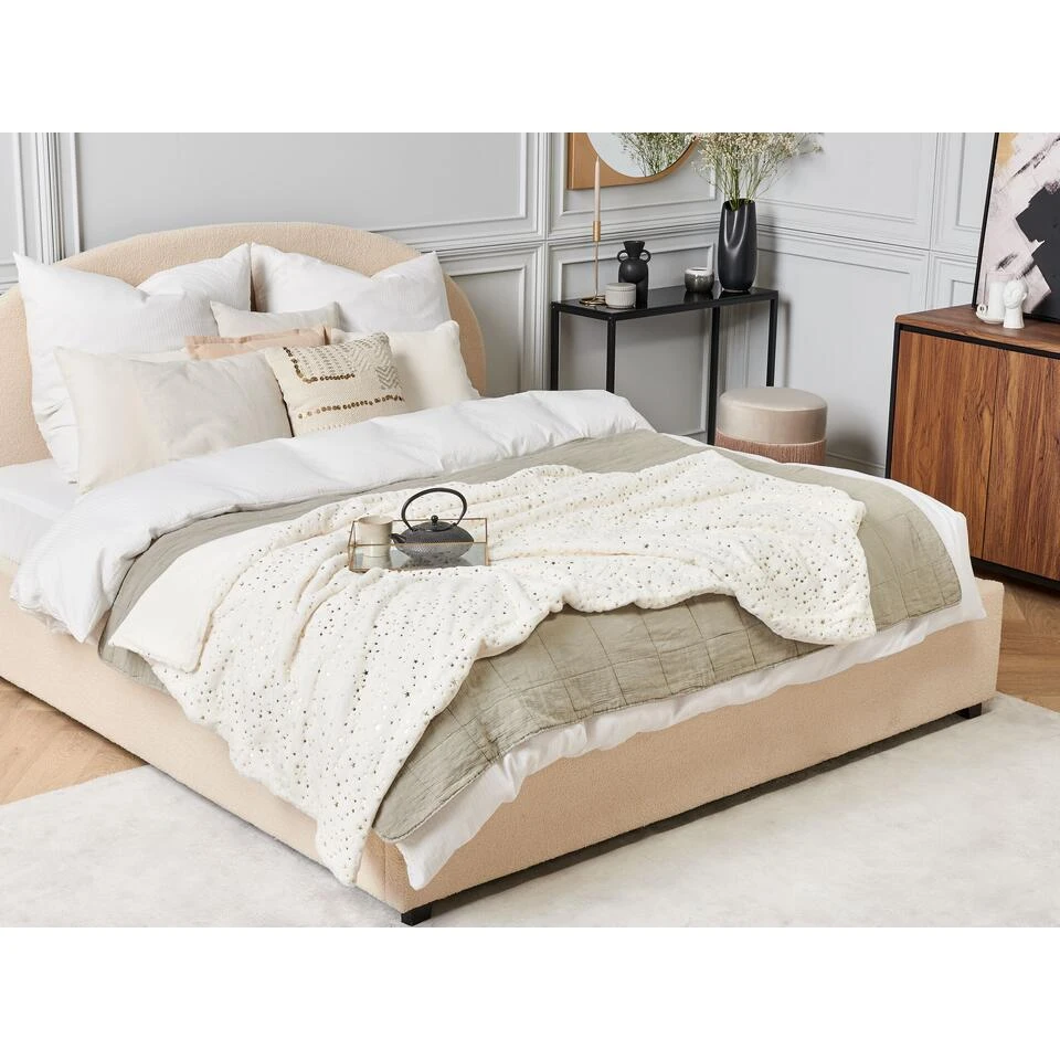 Beliani Plaid ALAZEYA - Beige Polyester Beliani Plaid ALAZEYA - Beige Polyester -Beliani 8ee4cb69333a4776a6244c00f3cfe12e