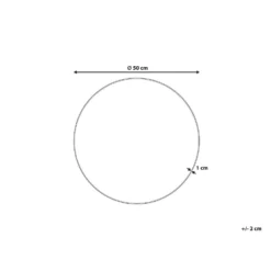 Beliani Wandspiegel AGEN - Zilver Glas -Beliani 91c6a97565aa4266a8c65dd84fa1d0d3