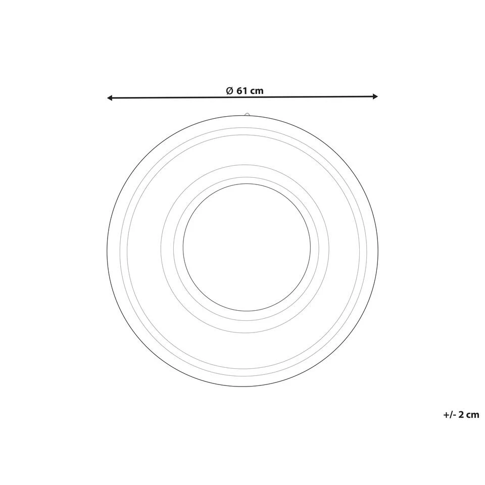 Beliani Decoratieve Spiegel SOLEDAD - Natuurlijk Bamboehout Beliani Decoratieve Spiegel SOLEDAD - Natuurlijk Bamboehout -Beliani 92461519c74242618d1ea566ad9489fd