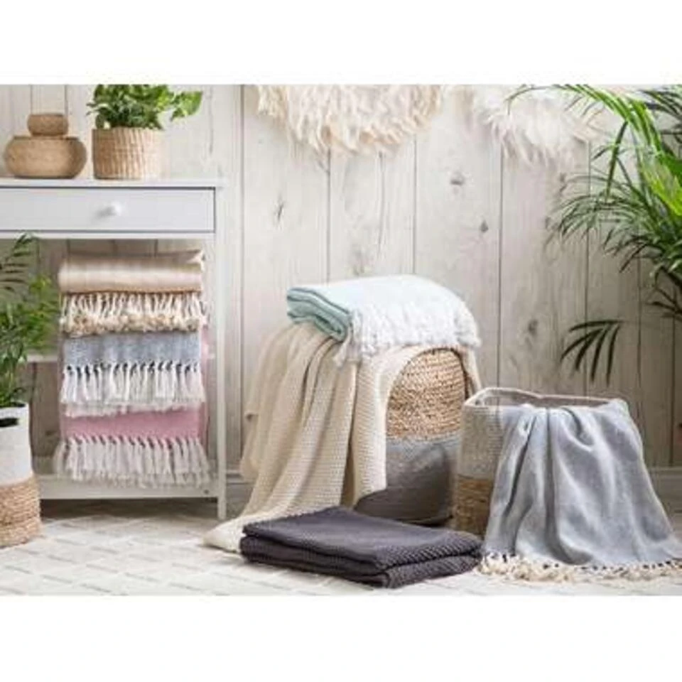 Beliani Plaid TANGIER - Zwart Katoen Beliani Plaid TANGIER - Zwart Katoen -Beliani 96c504f1d0e84f88ab56a020aa4c82cd 1