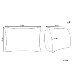 Beliani Sierkussen ALBIUM - Oranje Katoen 2 Beliani Sierkussen ALBIUM - Oranje Katoen -Beliani 9a7f67569fce43d09d915aed8080d1ae