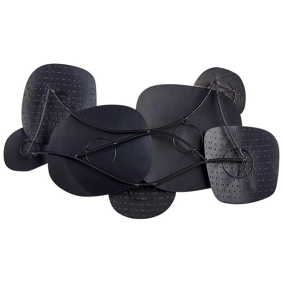 Beliani Wanddecoratie HAFNIUM - Zwart Ijzer Beliani Wanddecoratie HAFNIUM - Zwart Ijzer -Beliani 9e55c9d3abb743389c5bdaf9086c4e03