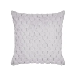 Beliani Sierkussen PURSLANE - Grijs Nepbont -Beliani 9ed20de4cb7448cc965ecedb12a34706