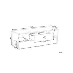 Beliani TV-kast CLINTON - Donkere Houtkleur Mdf 3 Beliani TV-kast CLINTON - Donkere Houtkleur Mdf -Beliani a5b4062e9fdb44a6b7ce714bdb3d1d0d