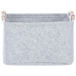 Beliani Mand BAYSAI - Grijs Vilt -Beliani a72de39a75124c9f9003e6080cc6d206