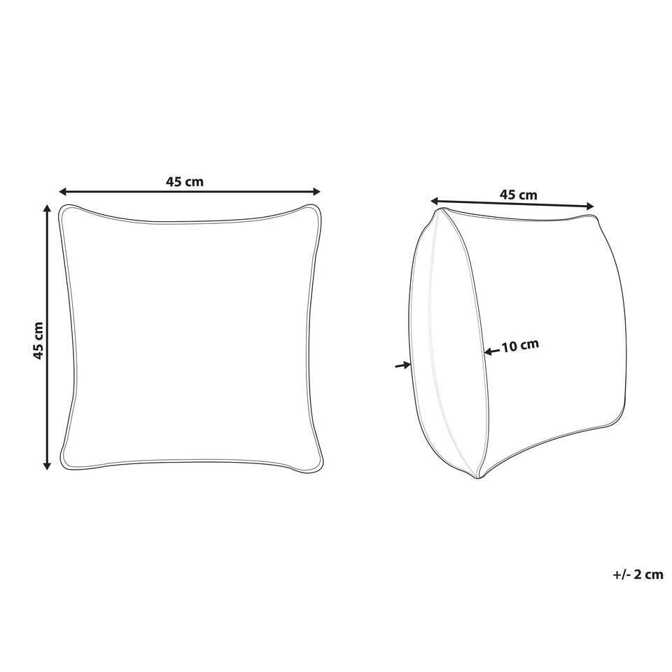 Beliani Sierkussen PROTEA - Multicolor Fluweel Beliani Sierkussen PROTEA - Multicolor Fluweel -Beliani a8c7f63c7f05469c8edfce66b6132491 3