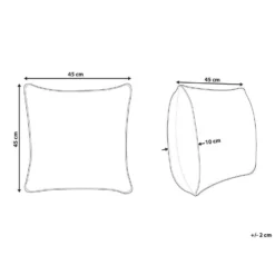 Beliani Sierkussen WOODI - Geel Katoen -Beliani a8c7f63c7f05469c8edfce66b6132491 4